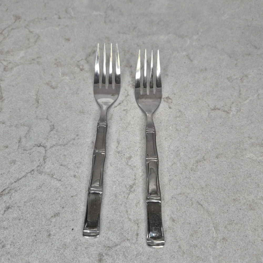 Northland Stainless Steel Bamboo 2 Forks‎